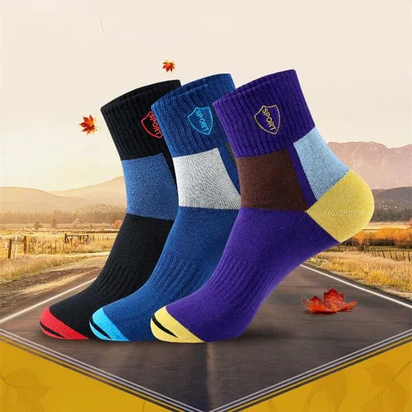 5-Pair: Men's Sports And Leisure Tube Socks