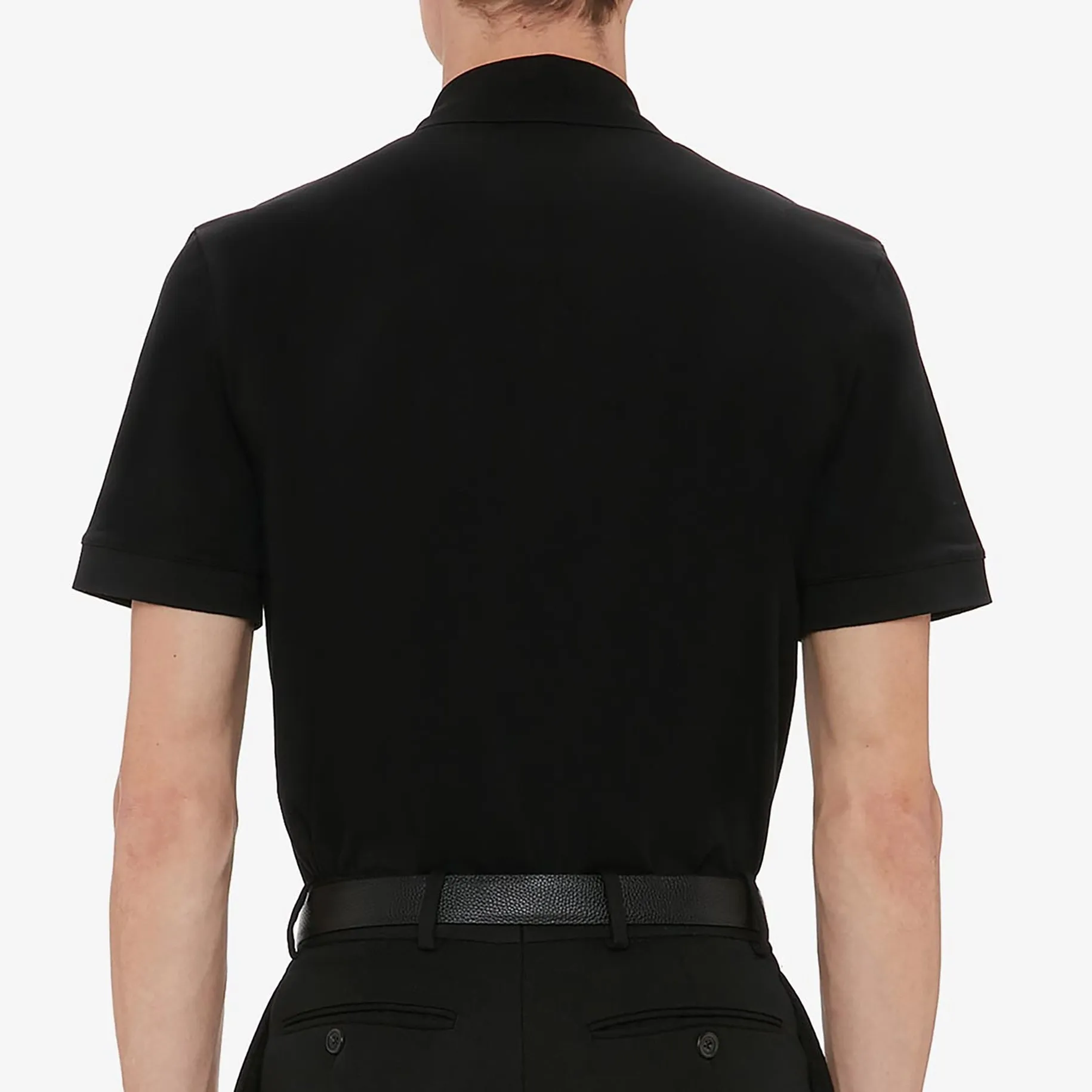 Alexander McQueen Selvedge Logo Tape Polo