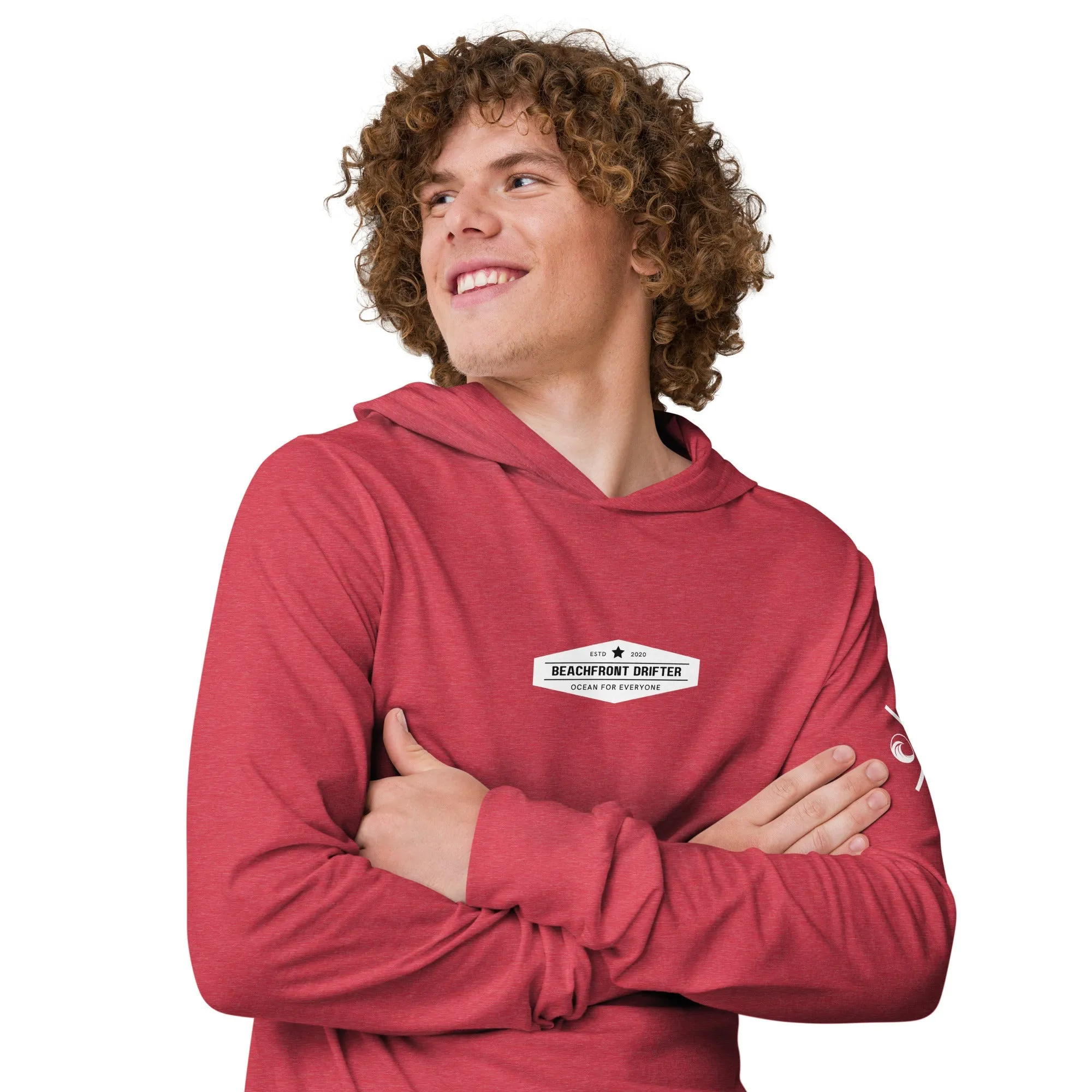 Beach Belongs Hooded Long-Sleeve Tee