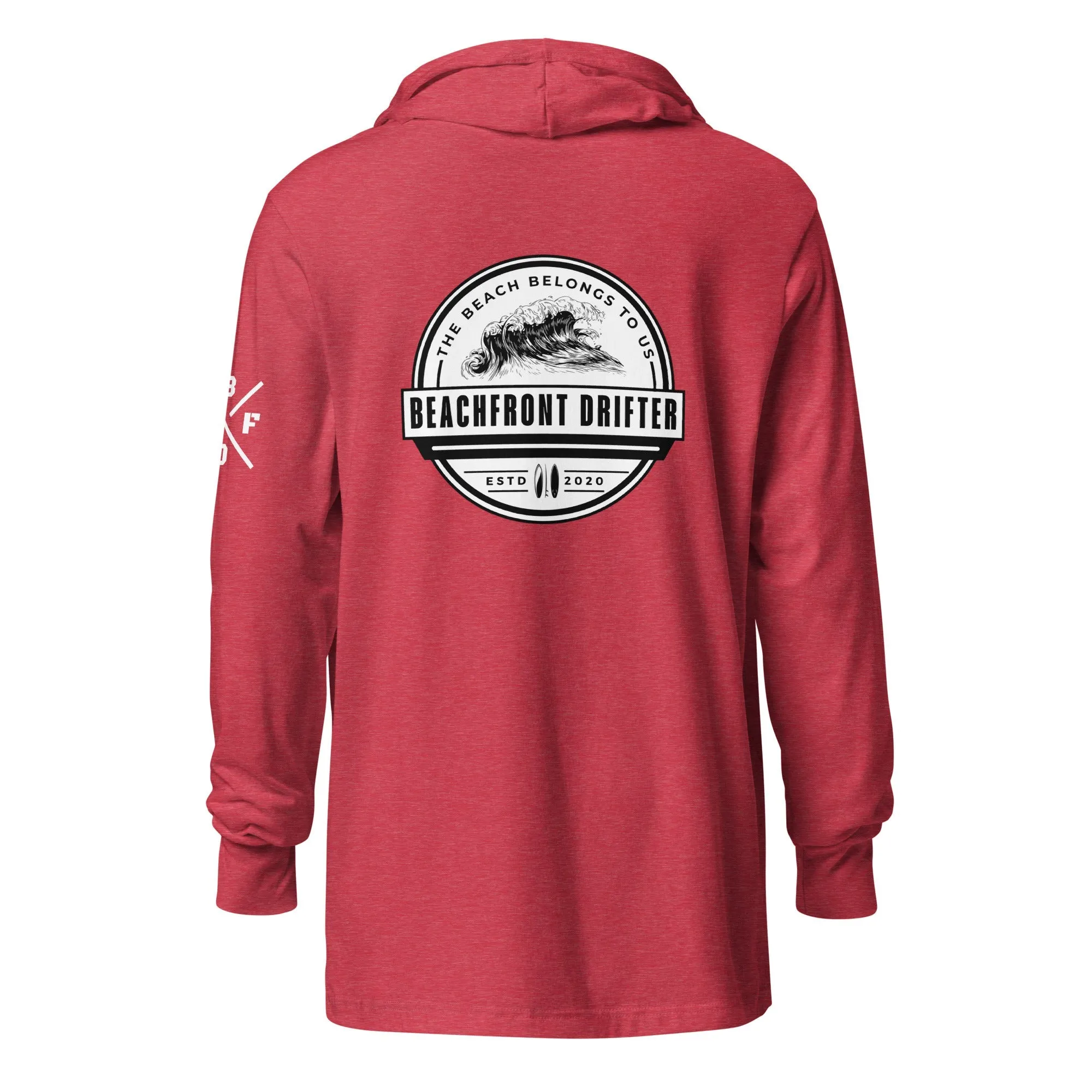 Beach Belongs Hooded Long-Sleeve Tee