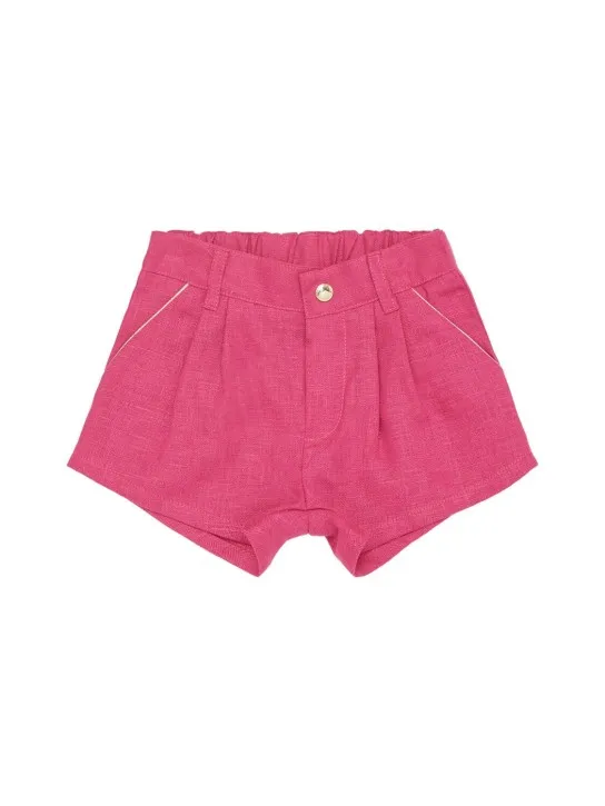 Chloé   Cotton t-shirt &amp; linen shorts 