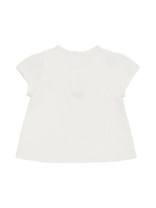 Chloé   Cotton t-shirt &amp; linen shorts 