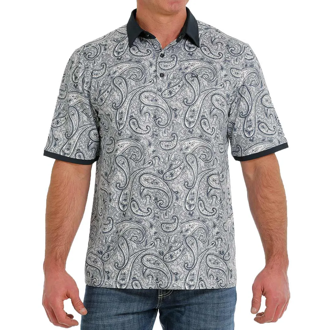 Cinch Men's ArenaFlex Paisley Print Polo