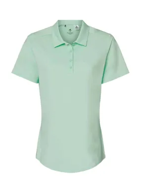 Clear Mint Women&#x27;s Adidas Ultimate Solid Polo A515