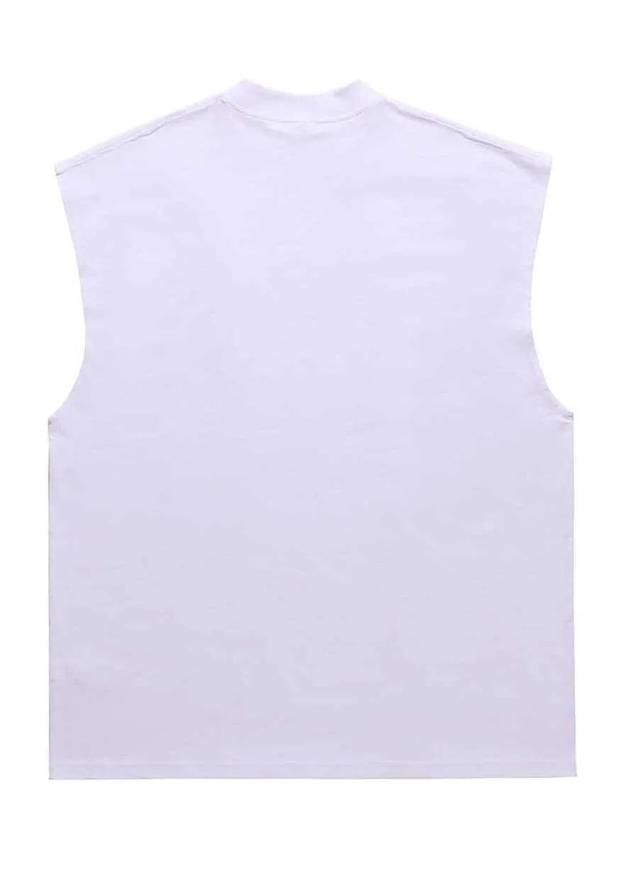 Japanese sleeveless t-shirt Anime tank top surfer vest