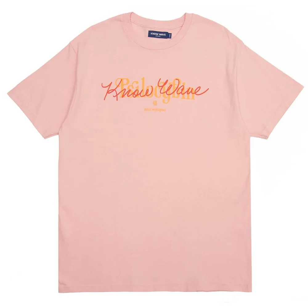 KNOW WAVE PSILOCYBIN TEE -PINK