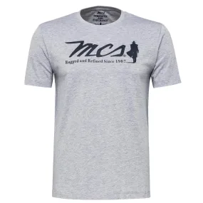 MCS t-shirt uomo colore grigio con stampa