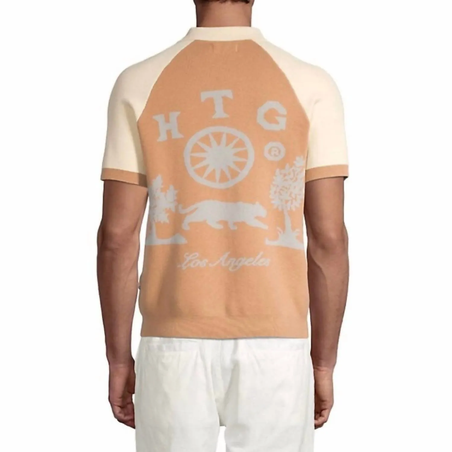 Men's Rosecrans Short Sleeve Knit Polo In Bone