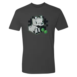 Minecraft Arctic Fox Adult Short Sleeve T-Shirt