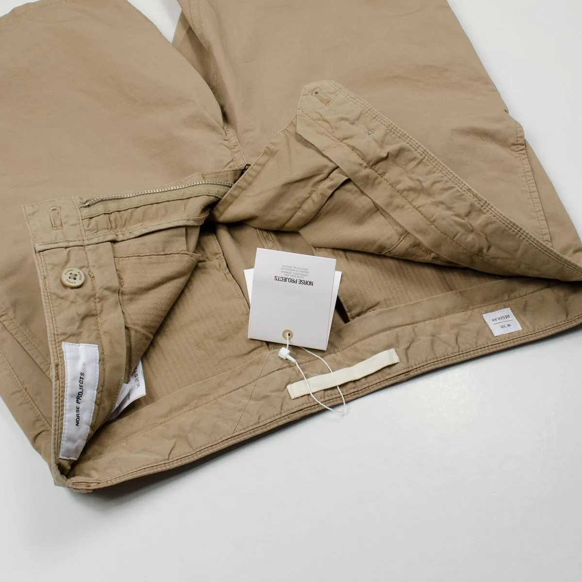 Norse Projects - Aros Light Twill Shorts - Utility Khaki