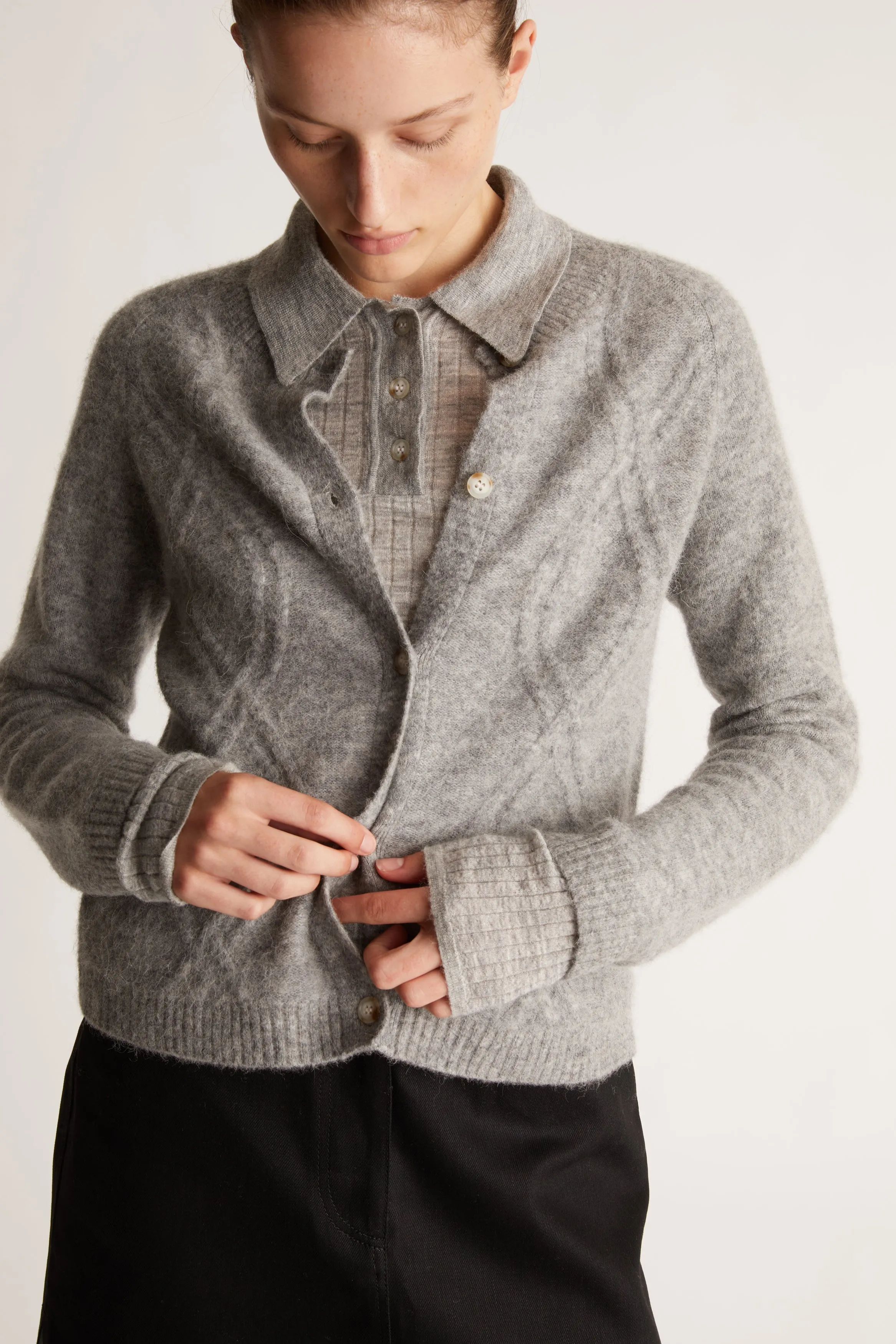 Sawyer Cable Knit Cardigan