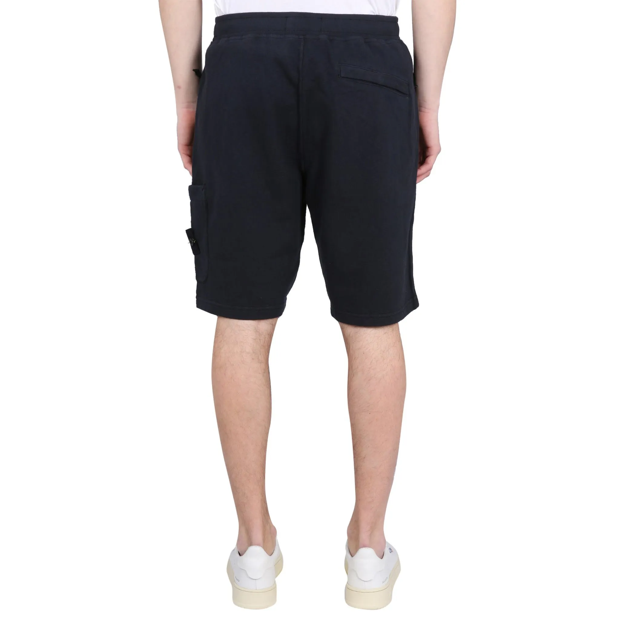 Stone Island Bermuda Cotton Shorts Blue