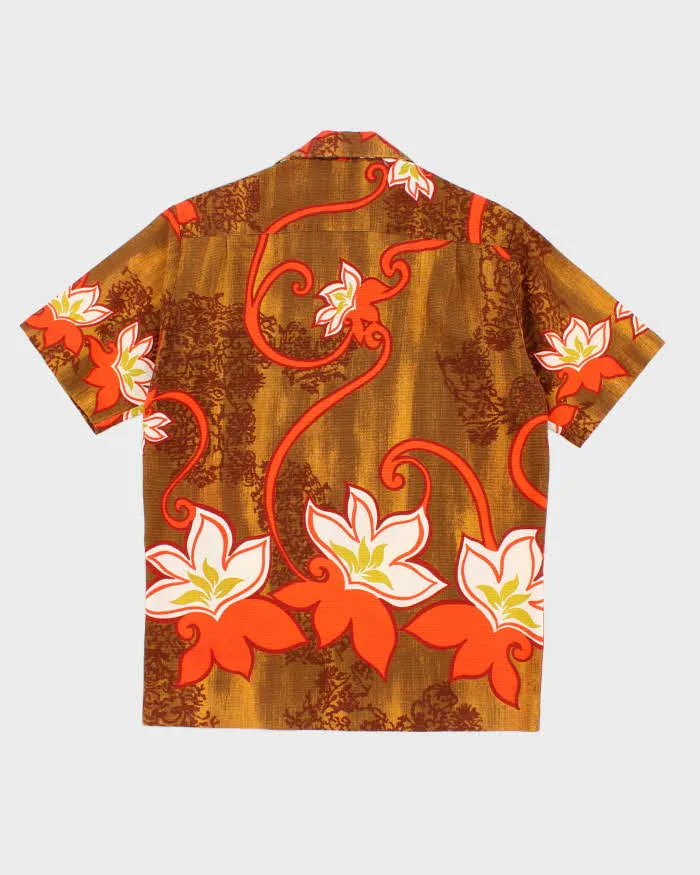Vintage Men's Napili Floral Hawaiian Print Shirt - L
