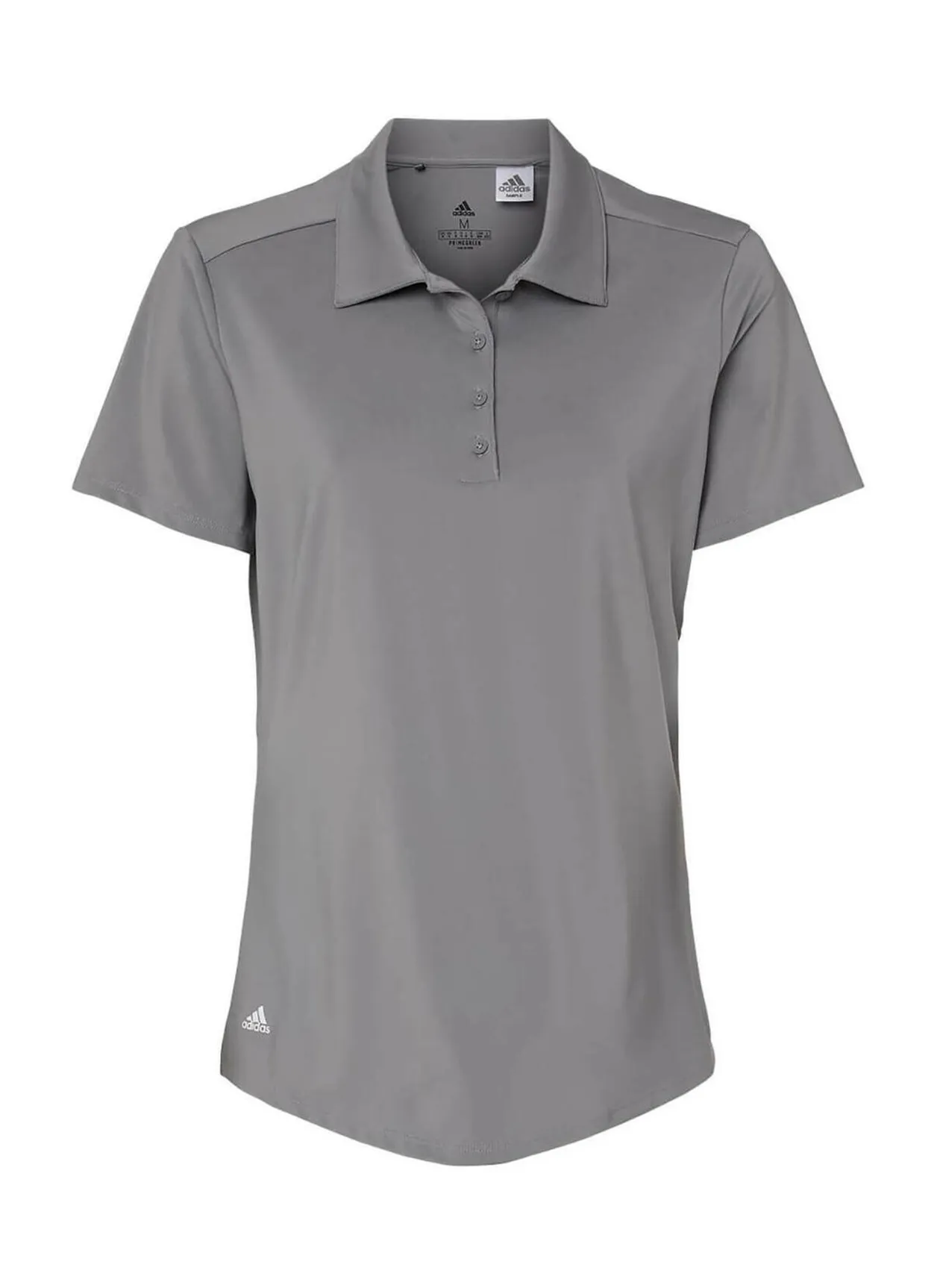 Women&#x27;s Adidas Grey Three Ultimate Solid Polo A515